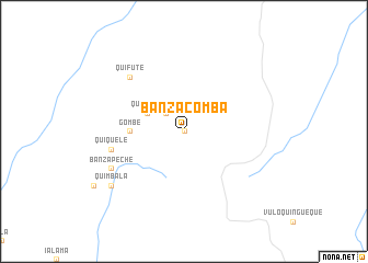 map of Banza Comba