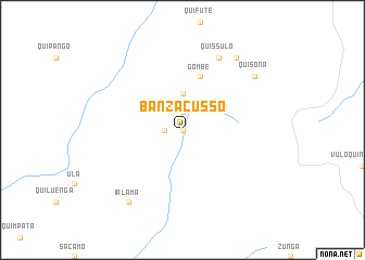 map of Banza Cusso
