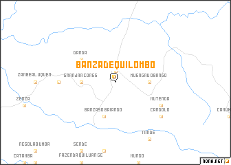 map of Banza de Quilombo