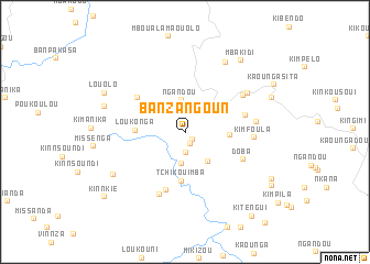 map of Banzangoun