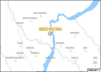 map of Banza-Nzadi
