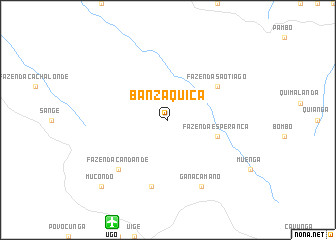 map of Banza Quica