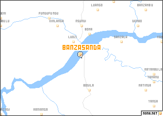 map of Banza-Sanda