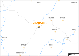 map of Banza-Sundi