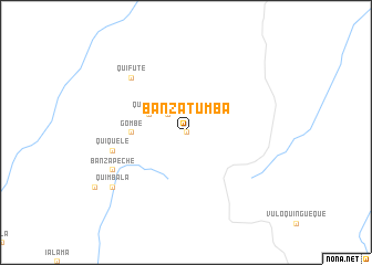 map of Banza Tumba