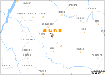 map of Banza-Yidi