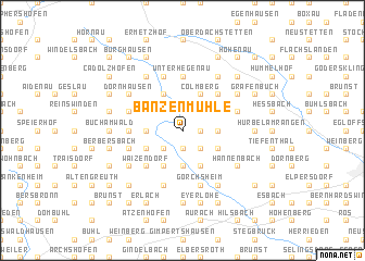 map of Banzenmühle