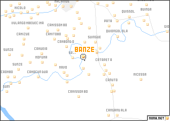 map of Banze