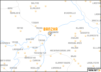 map of Banzhá