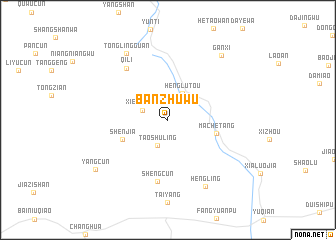 map of Banzhuwu