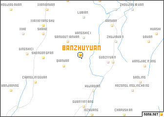 map of Banzhuyuan