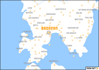 map of Baoaran