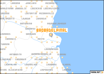 map of Baoba del Piñal