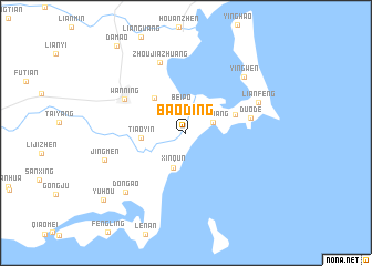 map of Baoding