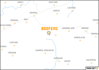 map of Baofeng