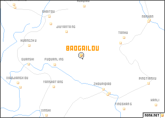 map of Baogailou