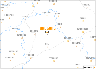 map of Baogong