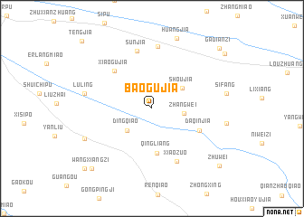 map of Baogujia