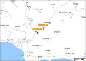 map of Baogu