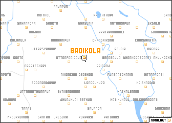 map of Bāoikola