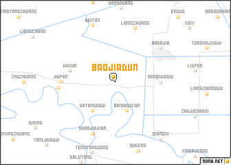 map of Baojiadun