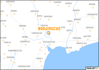 map of Baojingcun