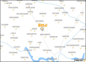 map of Baoji