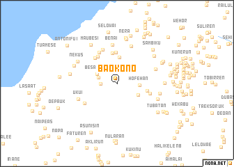 map of Baokono