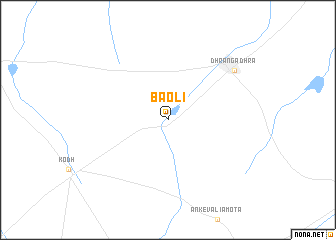 map of Baoli