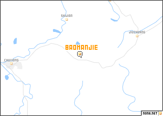 map of Baomanjie