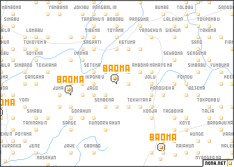 map of Baoma