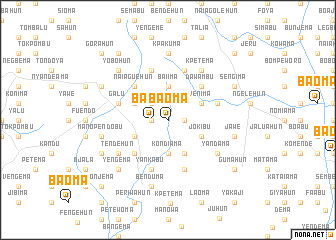 map of Baoma