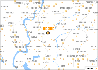 map of Baoma