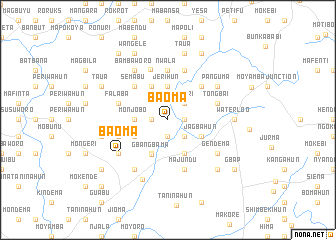 map of Baoma