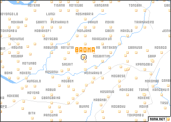 map of Baoma