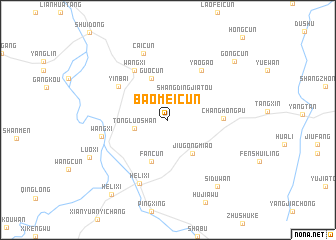 map of Baomeicun