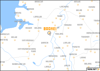 map of Baomei