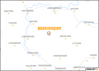 map of Baomianqian