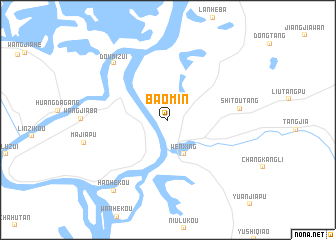 map of Baomin