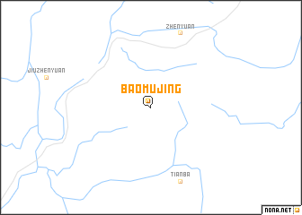 map of Baomujing