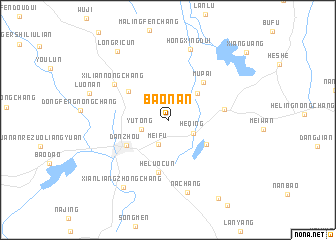 map of Baonan