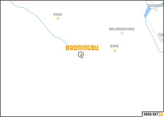 map of Baoningbu