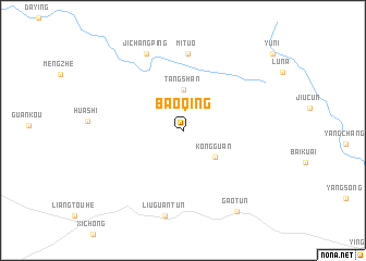 map of Baoqing