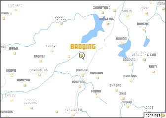map of Baoqing