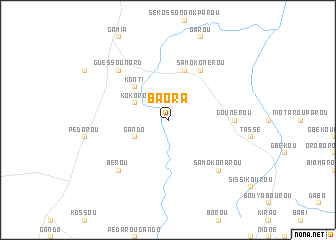 map of Baora