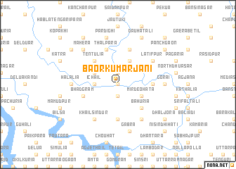 map of Bāor Kumārjāni