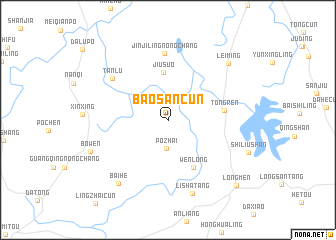 map of Baosancun