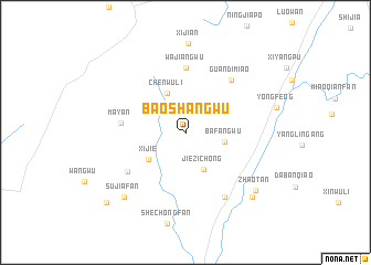 map of Baoshangwu