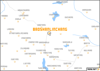 map of Baoshanlinchang