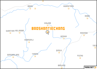 map of Baoshantiechang